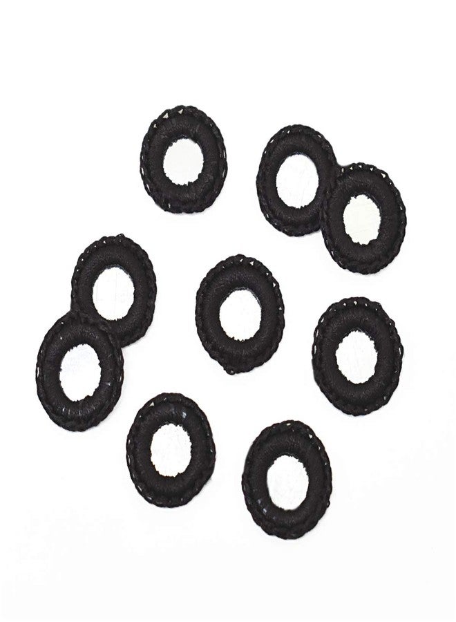 Embroiderymaterial Crochet Rings for Craft, Decoration and Embroidery (20MM, Dark Brown, 100 Pieces) - Image 1
